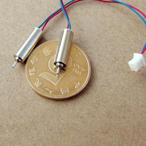 3PCS Mini 4*12mm 412 Coreless Motor DC 5V High Speed NdFeB Strong Magnetic Toys Models RC Drone Quadcopter HM Accessories