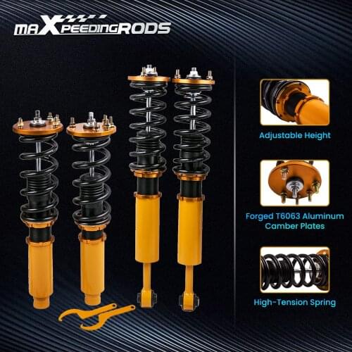 4pcs Adjustable height Coilover Shock Absorbers Suspension Coilovers For Honda Accord 1998-2002 CG7 CH5