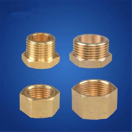 5PCS 1/4" BSP Female Threaded Pipe Hex Head Brass Plug Cap Cover Fitting