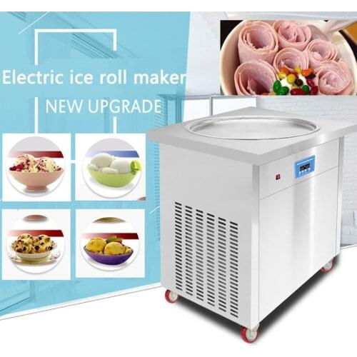 Frying Ice Machine Home Commercial Electric Ice Roll Maker Pan Ice Cream Maker Fried Yogurt Maker/Pan/Roll Machine