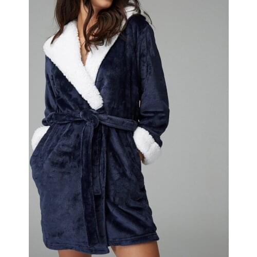 AUSO Women's Plush Robes