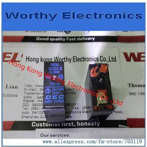 Free shipping 10pcs/lot DG1U-5VDC DG1U 5VDC TV-5 DIP4