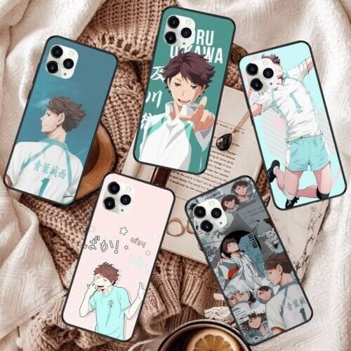 Anime Haikyuu Oikawa funda Phone Case for iPhone 11 12 mini pro XS MAX 8 7 6 6S Plus X 5S SE 2020 XR