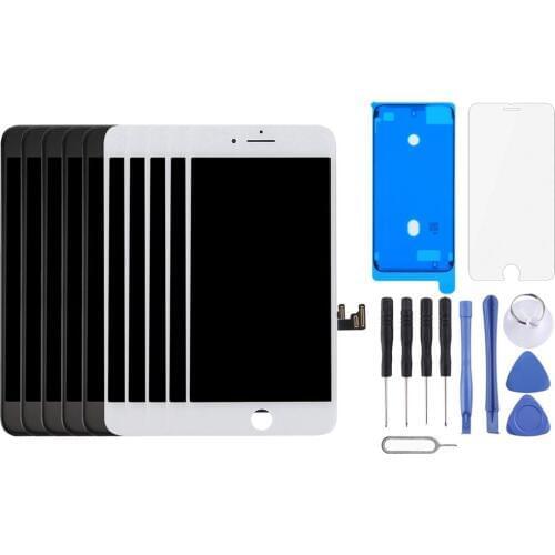 5 PCS Black + 5 PCS White AUO LCD Screen and Digitizer Full Assembly for iPhone 7 Plus