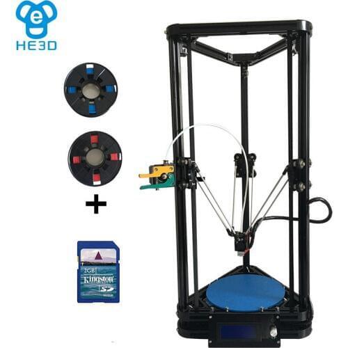 He3d Auto Level Single Extruder K200 Delta Diy 3d Printer Kit Support multi Material Filament High Precision And Quality