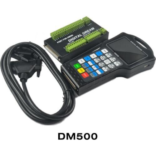 CNC Handle Motion Controller DM500 3/4axis(Optional) 500KHz Pulse U-disk Read G-CODE For Stepper Motor CNC Engraving