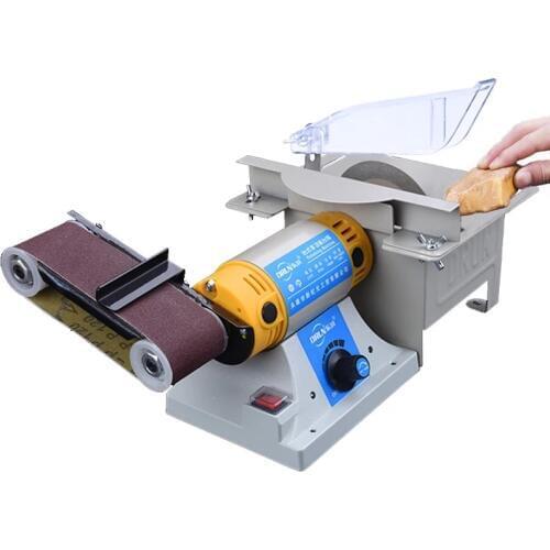 An Jie Shun desktop multi-function belt machine jade table saw table mill woodworking polishing machine carving