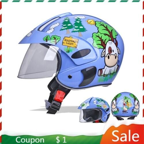 New Childrens Riding Helmets Boys girls Motorcycle Cycling Kid Helmet For Outdoor Sports Four Seasons 48-52cm
