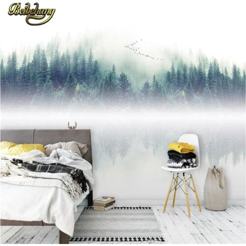 Beibehang Clouds trees papel de parede 3d Photo Wallpaper Mural Wall Paper for Living Room Sofa TV Background Wallpaper Bedroom