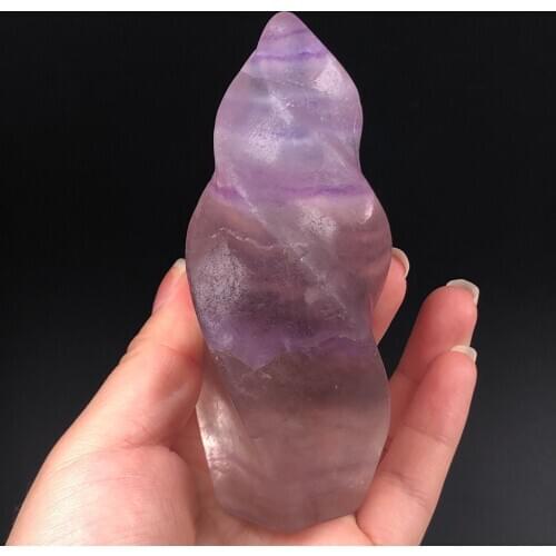 Natural fluorite Torch Mineral Specimen Agate Stone Home Desk Decorations Reiki Fengshui Collection
