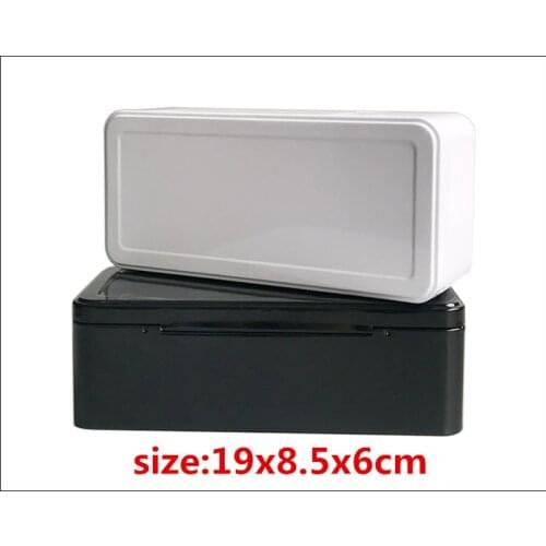 New Rectangular storage tin box stationery desktop finishing storage box glasses box tool storage tin box furniture storage box