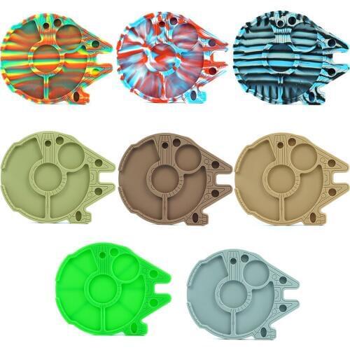 Silicone Non-stick Cigarette Rolling Tray Silicone Oil Tobacco Rolling Trays Joint Rolling Tray Table