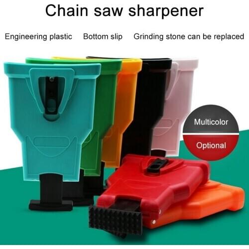Chainsaw Teeth Sharpener Portable Chain Saw Bar-Mount Fast Grinding Easy Durable Chain Sharpening Tools Cadena Motosierra