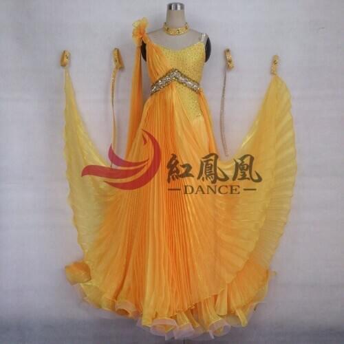 High-end International Standard Ballroom Smooth Dance Competition Dress, /Ballroom Standard Tango Waltz Dance Dress
