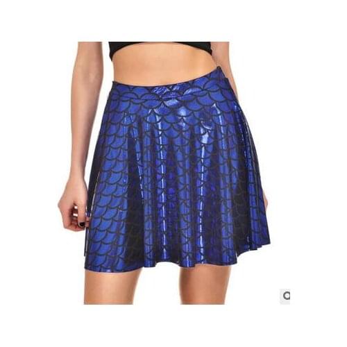 50pcs/lot fedex fast european style woman casual a-line scale skirt creative lady sexy scale knee-length skirt