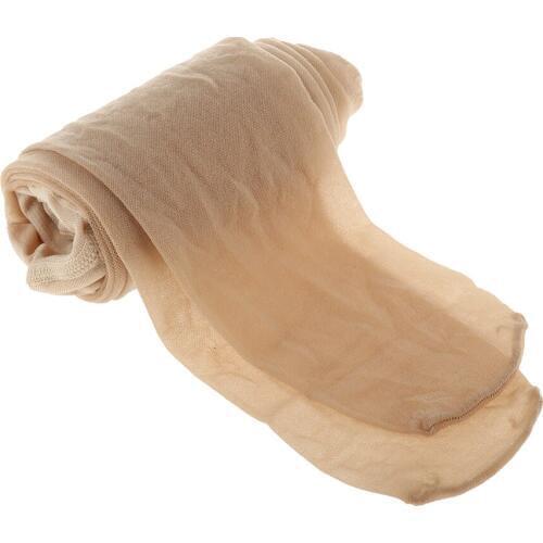 Womens Ultra Thin Pantyhose 20D Control Top Stretch Tight Black/Natural