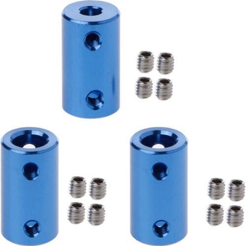 1 PC Aluminum Alloy Coupling 3D Printers Parts Blue Flexible Shaft Coupler