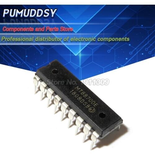 10PCS MT8870DE MT8870 8870 RECEIVER DTMF 18DIP IC Best quality