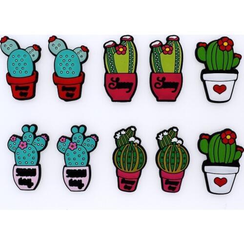 Kids Favor Birthday Gift Soft Decoration HOT Korea Cactus Charms For Hair Accessory/Handmade Crafts/Rings