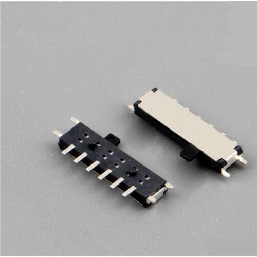 5pcs Patch small dial switch 10 feet 4 side flank move switch ten feet move mini type MSK-13C03