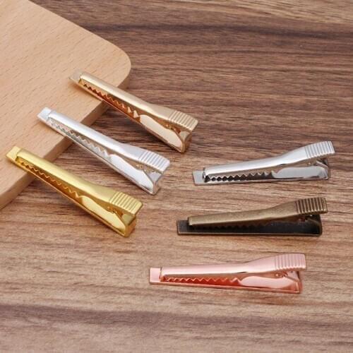 50pcs purple copper 55x5mm tie clip tie clips jewelry findings accessories jewelry making supplies TCAF06