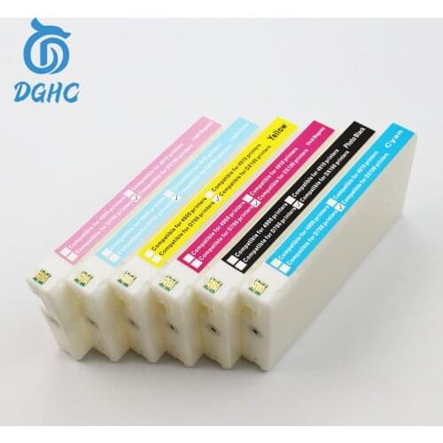 275ML/color 6pcs Empty compatible ink cartridges with Chip for Epson Sure lab D700 for Fujifilm DX100 printer