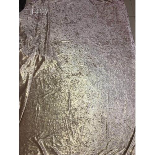 Free shipping Free shipping LM01# Dark gold African cloth velvet French dress used with evening wedding dresses