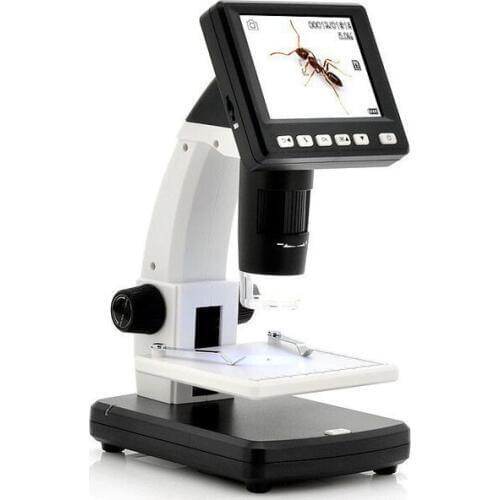 3.5 inch LCD Digital 5 Megapixels Microscope 8 LED Camera Video Recorder 500X Magn