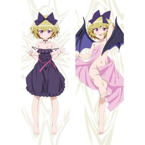 2020-July update Anime Ms.Vampire who lives in my neighbourhood Elie Dakimakura Pillowcase Hugging Body Pillow Cover