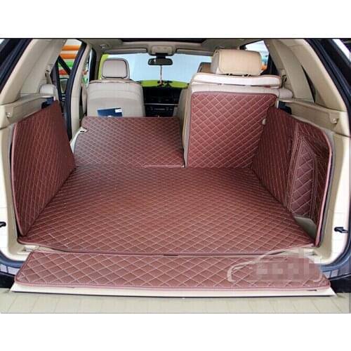 Car Travel Brand Good mats! Special trunk mats for BMW X5 5 seats E70 2013-2006 durable waterproof boot carpets for BMW X5 2010