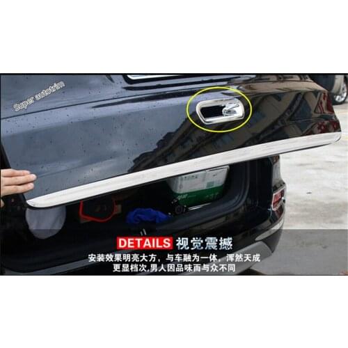 Lapetus For Honda CRV CR-V 2013 2014 2015 2016 ABS Rear Behind Trunk Tail Door Handle Bowl Cover Trim 1 Piece