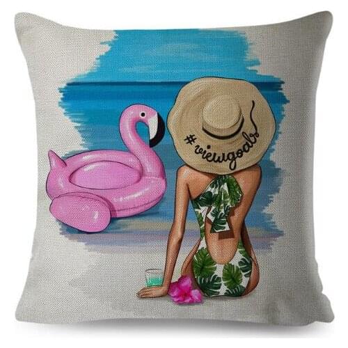 Super Mom Linen Pillow Case 45 * 45cm Mother and Baby Pillow Case, Family Car Decoration Super Dad Pillow Case Mothers Day Gift