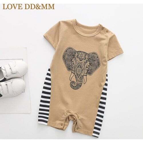LOVE DD&MM Baby Clothing Rompers Summer New Style Jumpsuit Baby Comfort Breathable Oder Cotton Short Sleeve Printed Romper