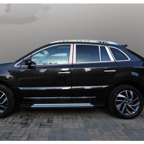 Stainless steel car window trims for renault koleos 200 2008 2009 2010 2011 2012 2013 2014 2015 2016 Samsung QM5