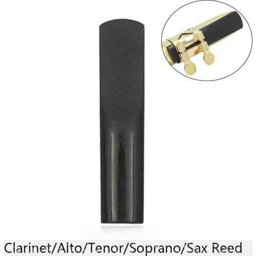 Professional Sax Saxophone Resin Reeds Strength 2.5 for Alto / Tenor / Soprano Sax Clarinet Reeds Part Accessories