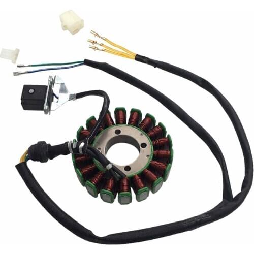 18 Coil Magneto Stator for 200 250cc Scooter Buggy Quad ATV Scooter Motorcycle Engine Dirt Pit Bike CF250 3+2 Pins Plug