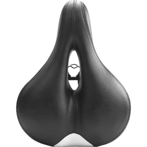 New Store Ventilation Ergonomic Design Bike Saddle Bicycle Seat Shock Absorption Waterproof Sponge Leatherwear Ec90 Holiday Sale