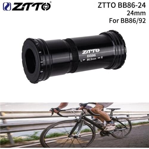ZTTO BB86 24mm CERAMIC BB92 BB90 Press Fit Bottom Brackets Thread lock for Road Bicycle Mountain bike 24 shaft Crankset chainset