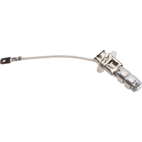 1PC DC 12V H3 5050 9 LED Cornering lamp Fog Head Light Lamp Bulb Pure Yellow