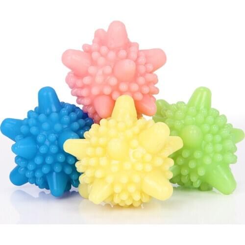 2pcs Reusable Washing Laundry Ball Magic Clothes Dyer Ball Household Cleaning Tools