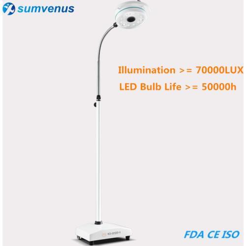 36W LED Mobile Surgical Medical Examination Shadowless Lamp Cold Light Dental ENT Surgery Veterinary PET Tattoo KD-2012D-3