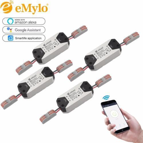 4pcs/Pack AC90-250V 220V 110V 1CH Wireless Wifi Remote Control Light Switch 10A Relay Smart Home Automation