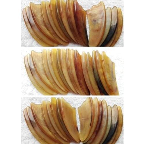 Free shipping Above 4.5" Nice QIAOYATOU 100% Natural Horn Tool Full Body Massager