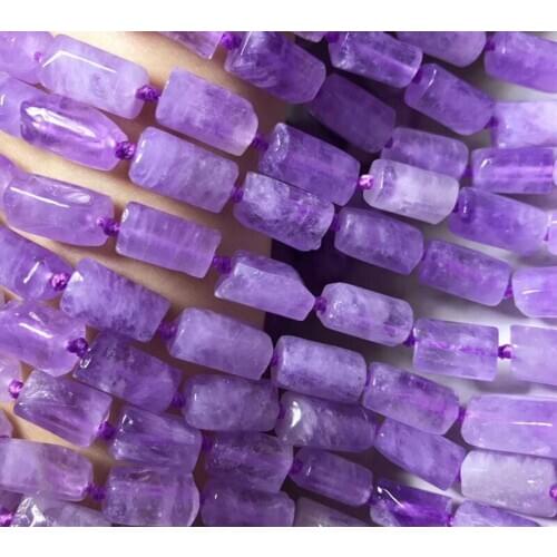 Loose beads ametrine/amethyst pillar 8*12mm14inch for DIY jewelry making FPPJ wholesale nature