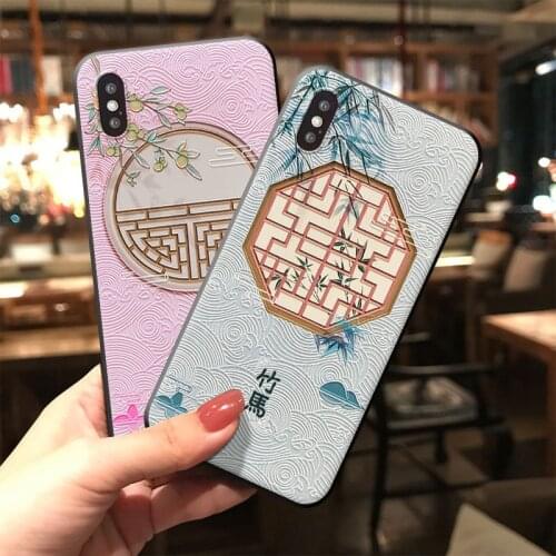 Ome 3D Embossed Phone Case For Xiaomi Redmi POCO X2 F2 Pro Note 7 8 9 Pro 8T 7A 8A 10 9 8 Lite 9T 9Tpro Soft Matte Phone Cases