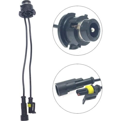 2Pcs D2S/D4S Lamp Holder Converter HID Bulb Socket Conversion Adapter Cables Durable Car Light Accessories Copper