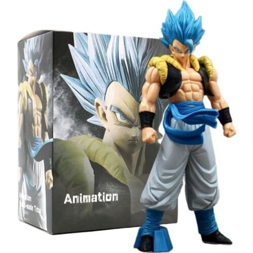 Anime Dragon-Ball Z Gogeta Action Figures Super Saiyan Grandista Figma Blue Gogeta Goku Toys Model PVC Collectible ROS DBZ Doll