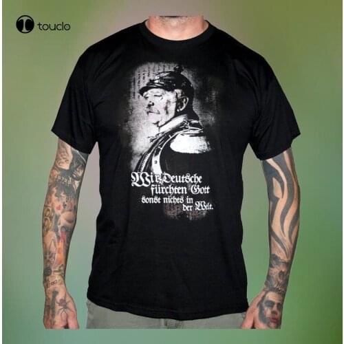 Otto Von Bismarck Schwarz Patriot Deutschland Deutsches Reich Ww1 Manner T-Shirt Tee Shirt