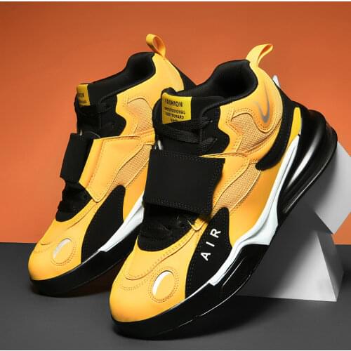 Men Casual Shoes New High top Outdoor Air Cushion Trend Shoes Men Fashion Sneakers Non-slip Breathable Shoes Men Vulcanize Shoes