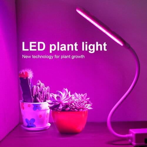 80/60Led Magnetic Base Plant Light Growth Lamp Usb Household Green Plant Flower Full Spectrum Succulent Fill Light